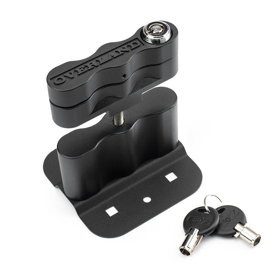 Overland-fuel lockable mount