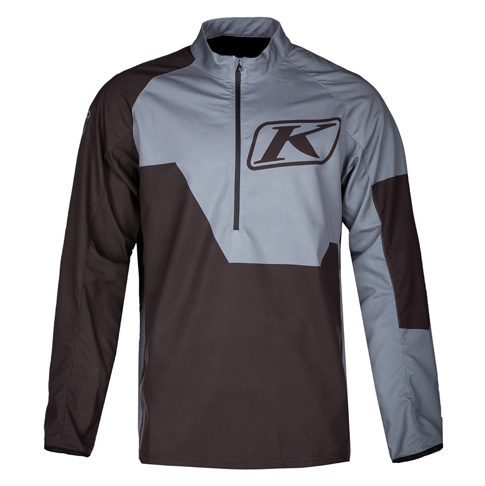 Revolt -1-4-Zip-Pullover_Black-Castlerock - 3 - Explorcom spécialiste équipement moto.
