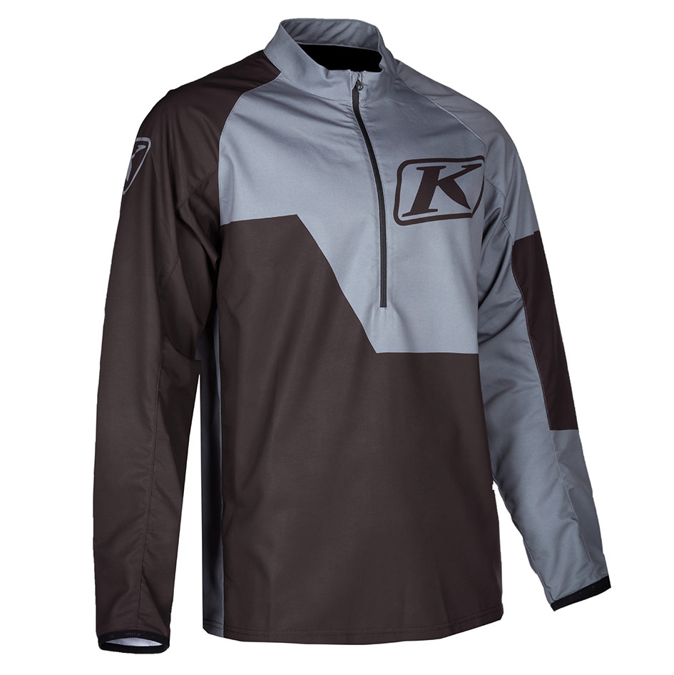 Revolt -1-4-Zip-Pullover_Black-Castlerock - 5 - Explorcom spécialiste équipement moto.