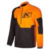 Revolt -1-4-Zip-Pullover_Black-Strike-Orange - 1 - Explorcom spécialiste équipement moto.