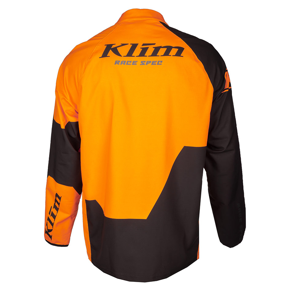 Revolt -1-4-Zip-Pullover_Black-Strike-Orange - 4 - Explorcom spécialiste équipement moto.