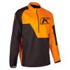 Revolt -1-4-Zip-Pullover_Black-Strike-Orange - 5 - Explorcom spécialiste équipement moto.