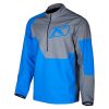 Revolt -1-4-Zip-Pullover_Electric-Blue-Lemonade-Castlerock - 1 - Explorcom spécialiste équipement moto.