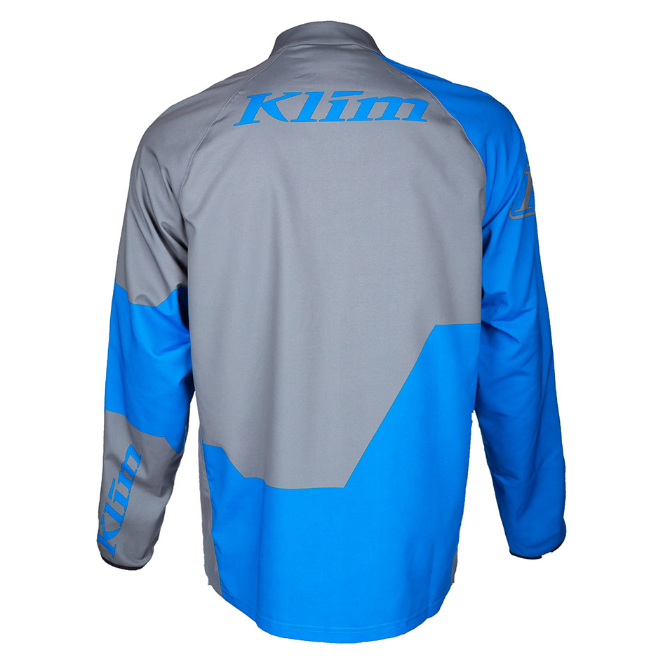Revolt -1-4-Zip-Pullover_Electric-Blue-Lemonade-Castlerock - 4 - Explorcom spécialiste équipement moto.