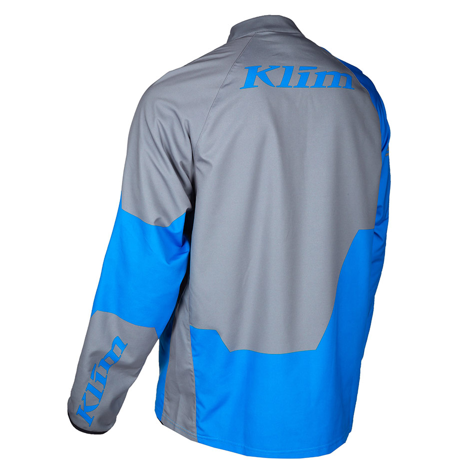 Revolt -1-4-Zip-Pullover_Electric-Blue-Lemonade-Castlerock - 6 - Explorcom spécialiste équipement moto.