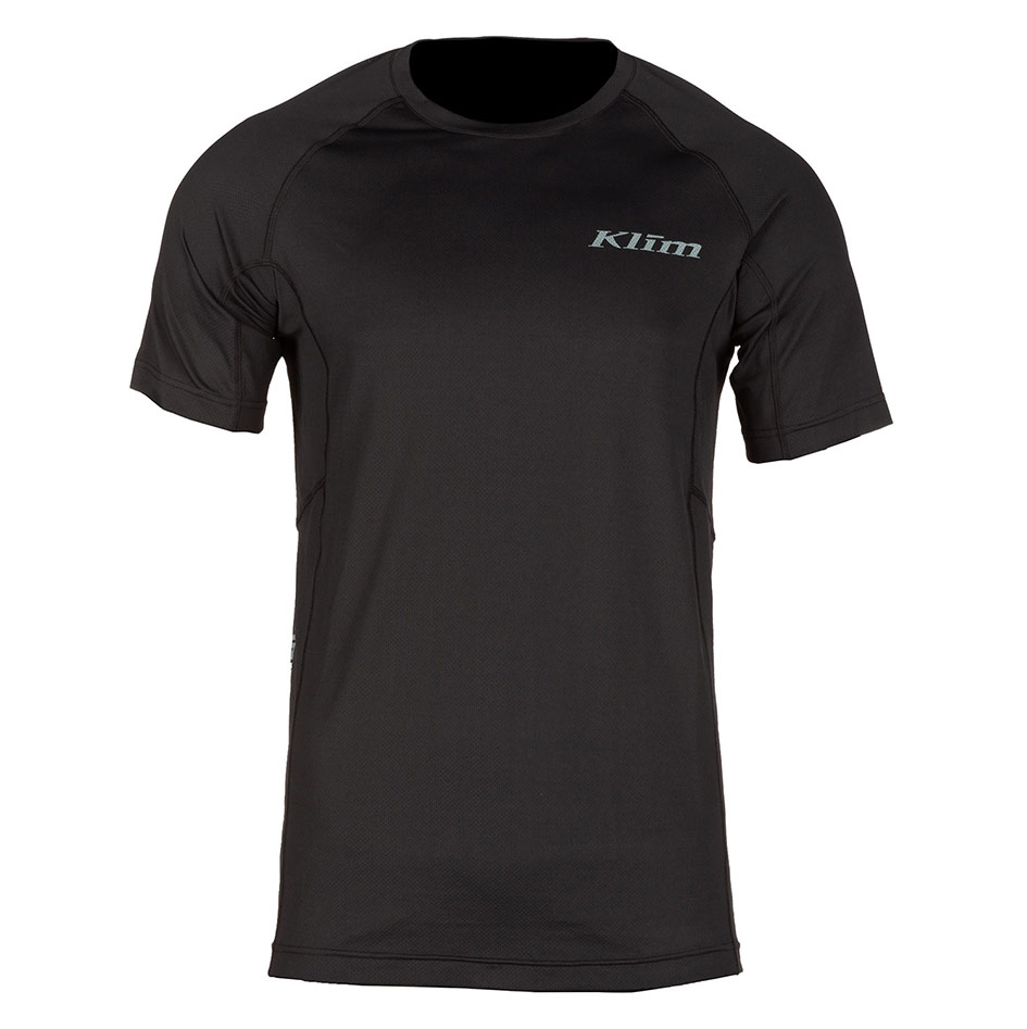Klim - Aggressor -1.0 Short Sleeve_3503-001_Black Aggressor -1.0 Short Sleeve_Black - 3 - Explorcom spécialiste équipement moto.