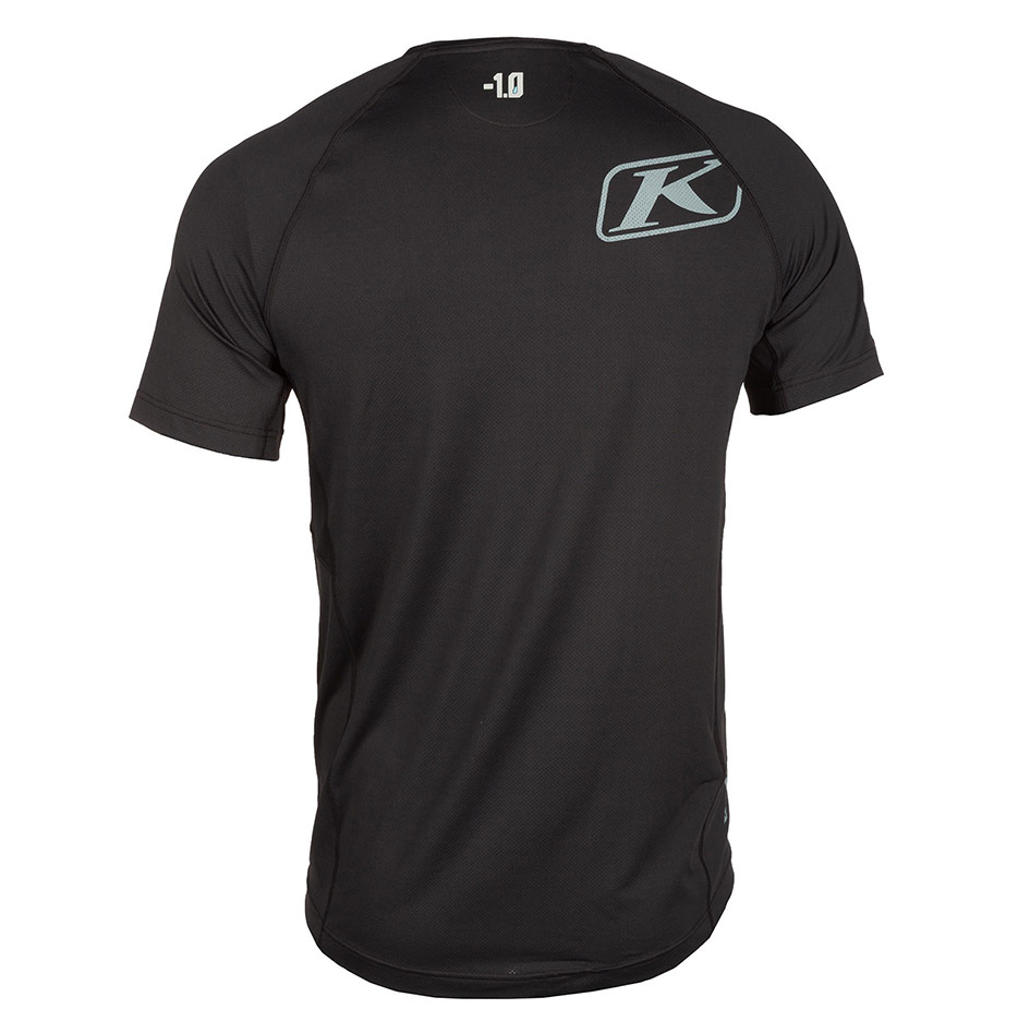 Klim - Aggressor -1.0 Short Sleeve_3503-001_Black Aggressor -1.0 Short Sleeve_Black - 4 - Explorcom spécialiste équipement moto.