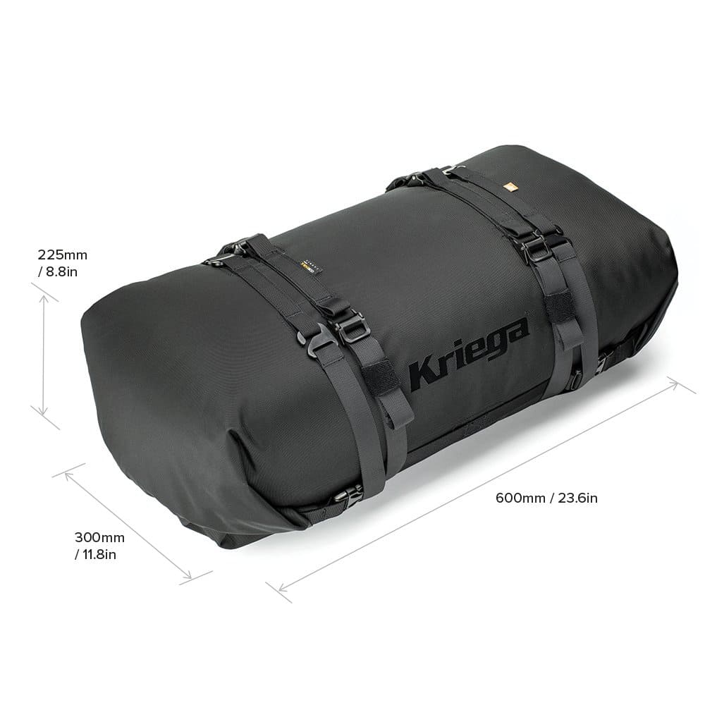 6-kriega-rollpack40-sizes-KRP40-L Kriega Rollpack 40 - Lime - Explorcom spécialiste équipement moto.