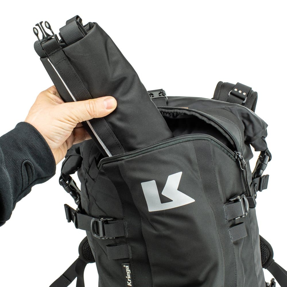 9-kriega-rollpack20-backpack-KRP20-L Kriega Rollpack 20 - Lime - Explorcom spécialiste équipement moto.