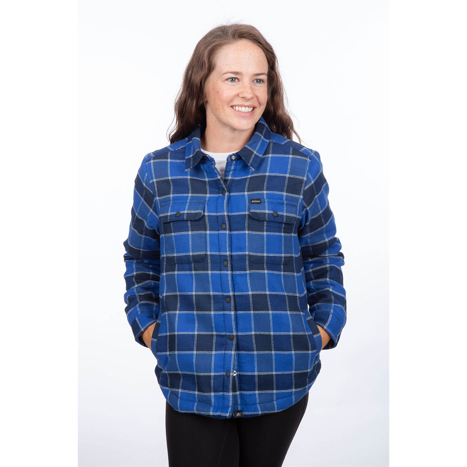 Clouds rest fleece lined flannel_3593-000_Mazarine Blue - Dress Blues_01 Chemise Clouds Rest pour femme 3593-000_Mazarine-Blue-Dress-Blues - Explorcom - image 1