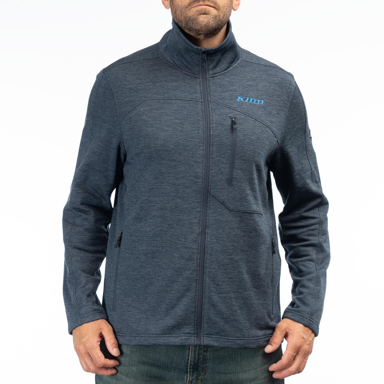 Echo Wool Fleece Jacket_3621-000_Dress Blues_01 Veste polaire en laine Echo_3621-000_Dress-Blues - Explorcom - image 1