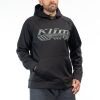 Foundation Pullover Hoodie_3655-000_Black - Monument_01 Sweat à capuche Foundation 3655-000_Black-Monument - Explorcom - image 1