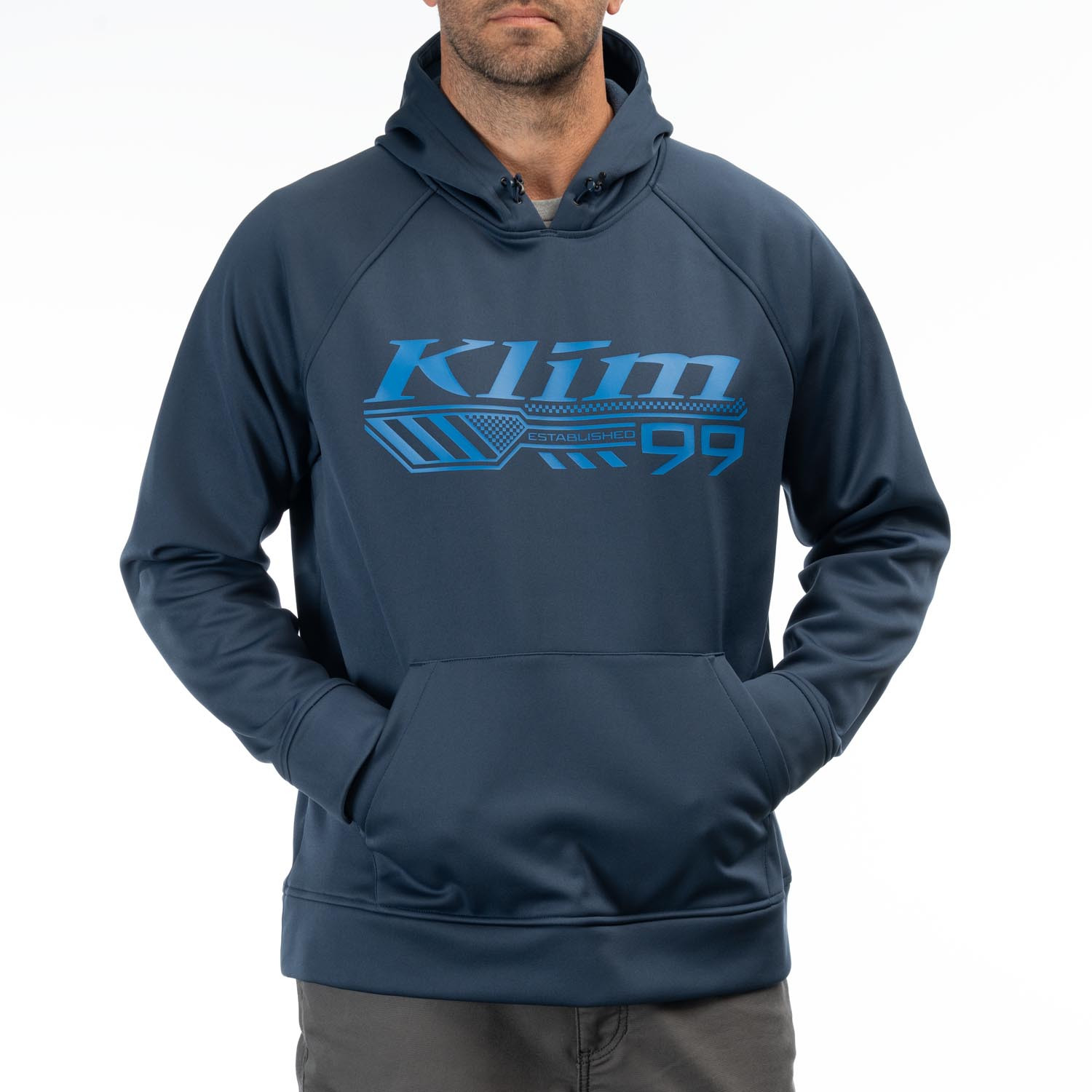 Foundation Pullover Hoodie_3655-000_Dress Blues - Imperial Blue_01 Sweat à capuche Foundation 3655-000_Dress-Blues-Imperial-Blue - Explorcom - image 1