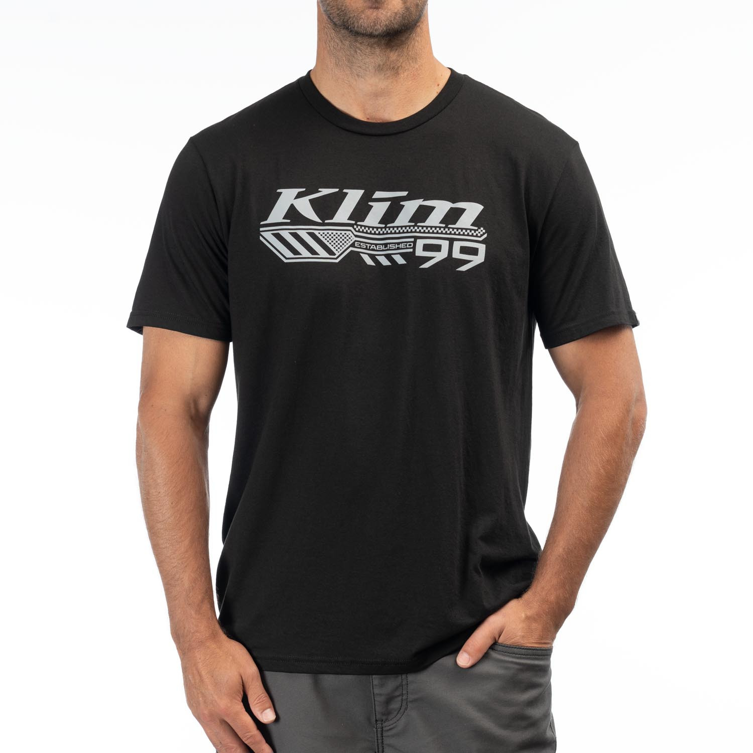 Tee-shirt Foundation Tri-Bend 3690-000_Black-Monument - Explorcom - image 1