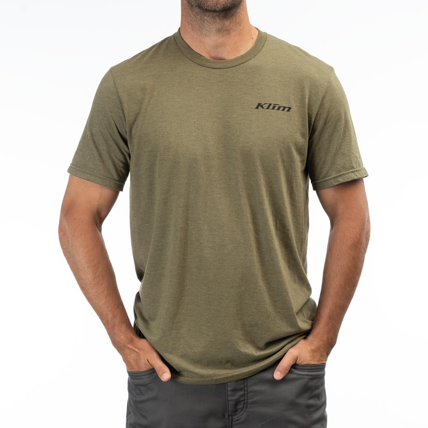 Tee-shirt Mountain-Peak-Tri-Blend-Tee_3691-000_Military-Green-Frost-Black - Explorcom - image 1