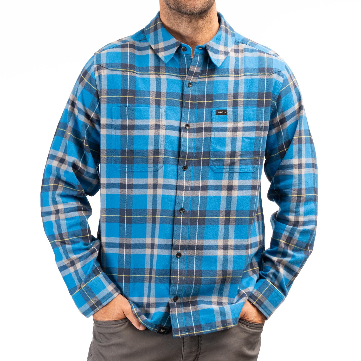 Table Rock Midweight Flannel Shirt_3632-000_Imperial Blue - Monument_01 Chemise en flanelle mi-lourde Table Rock 3632-000 Imperial-Blue-Monument - Explorcom - image 1