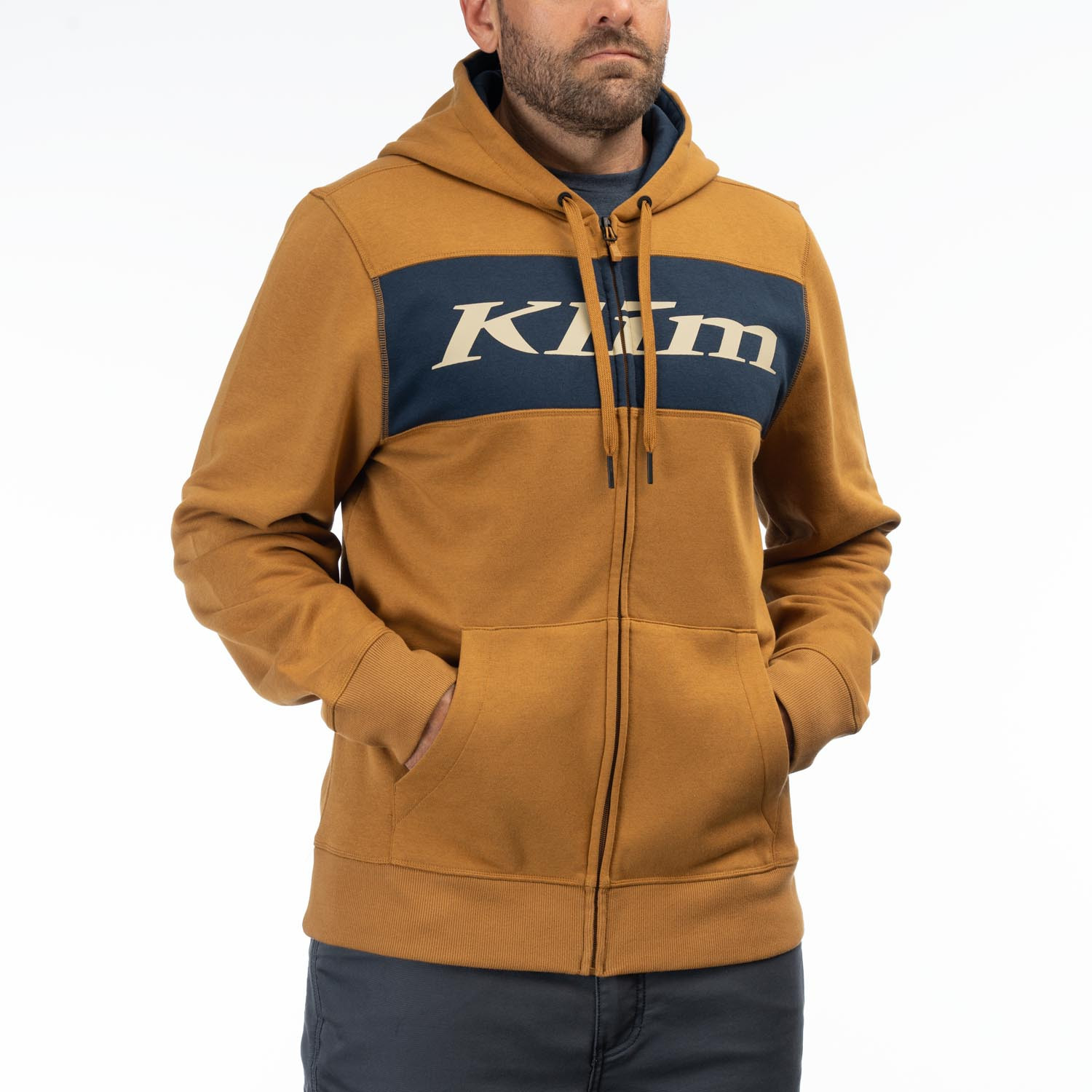 Trailside Hoodie_3656-000_Golden Brown - Dress Blues_01 Sweat à capuche Trailside 3656-000_Golden-Brown-Dress-Blues - Explorcom - image 1