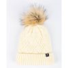 Bonnet à pompon en chevron 3664-000_Papyrus - Explorcom - image 1