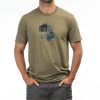 Tee-shirt k-Shield-crest-tri-Blend-tee - 3692-000_Military-Green-Frost-Dark-Sea - Explorcom - image 1