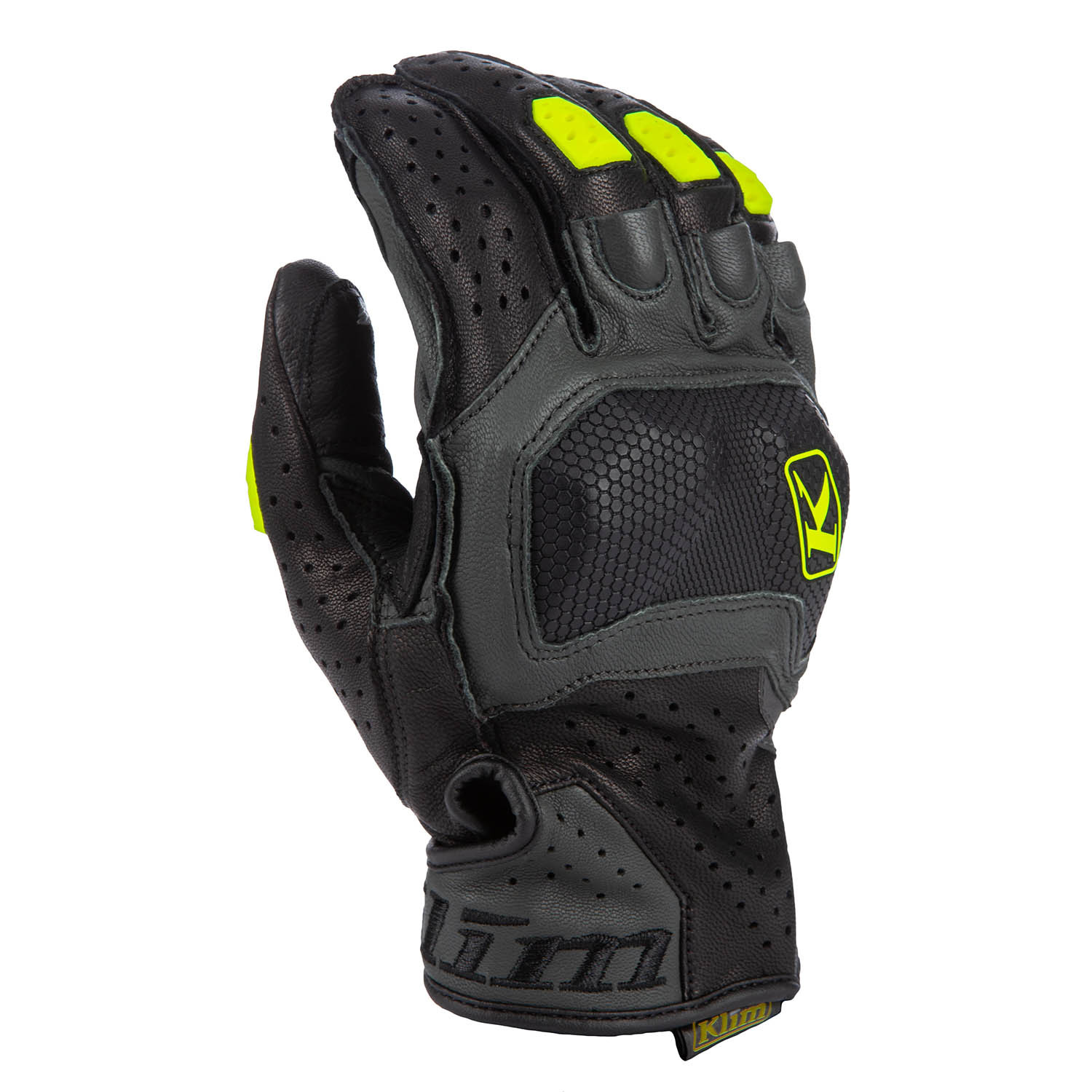 Badlands Aero Pro Short Glove-3924-002_Black - Hi-Vis_01 Badlands Aero Pro Short glove 2024 - Klim - Disponible sur le site Explorcom