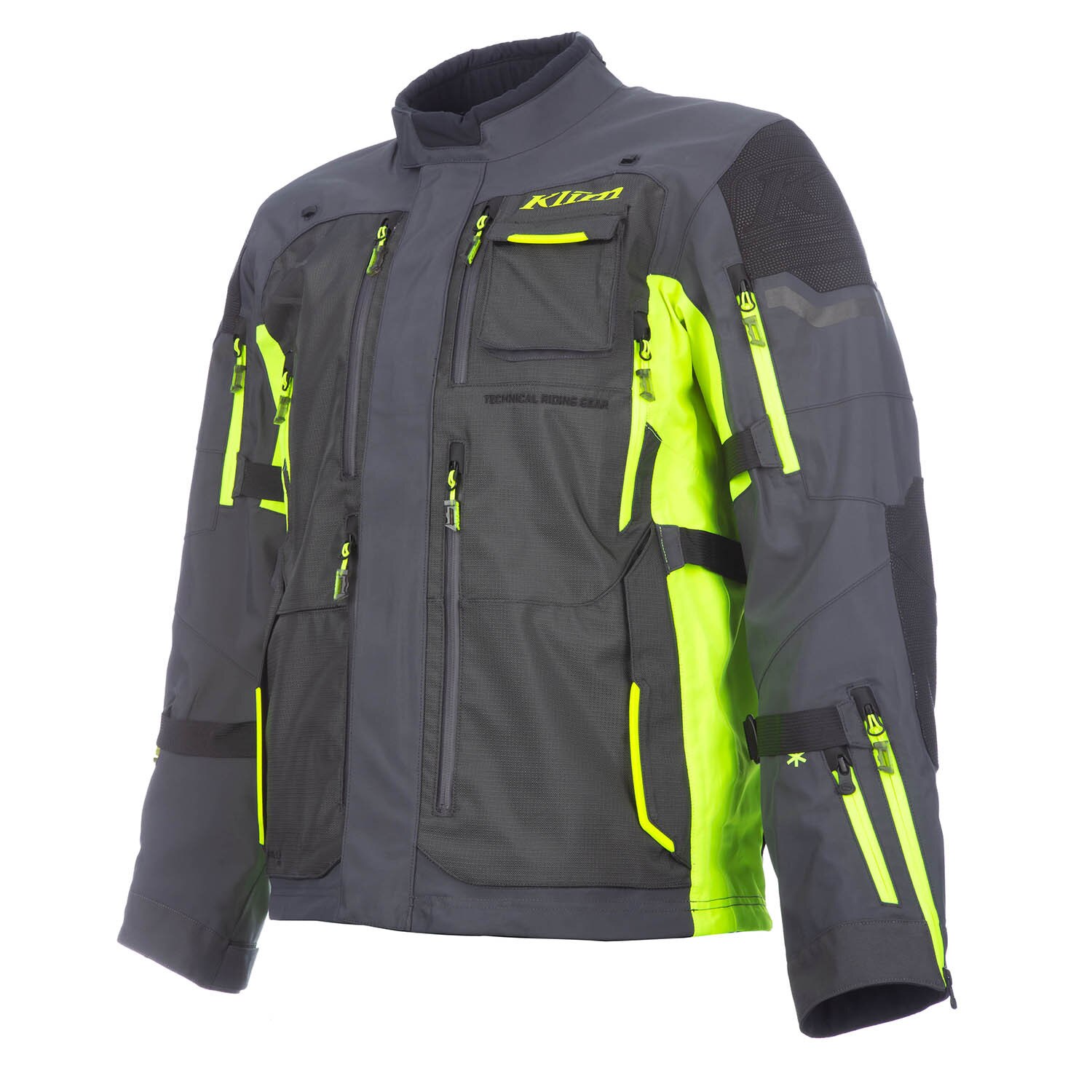 4052-004_Asphalt - Hi-Vis_01 Badlands Pro Jacket 2026 - Klim - Explorcom