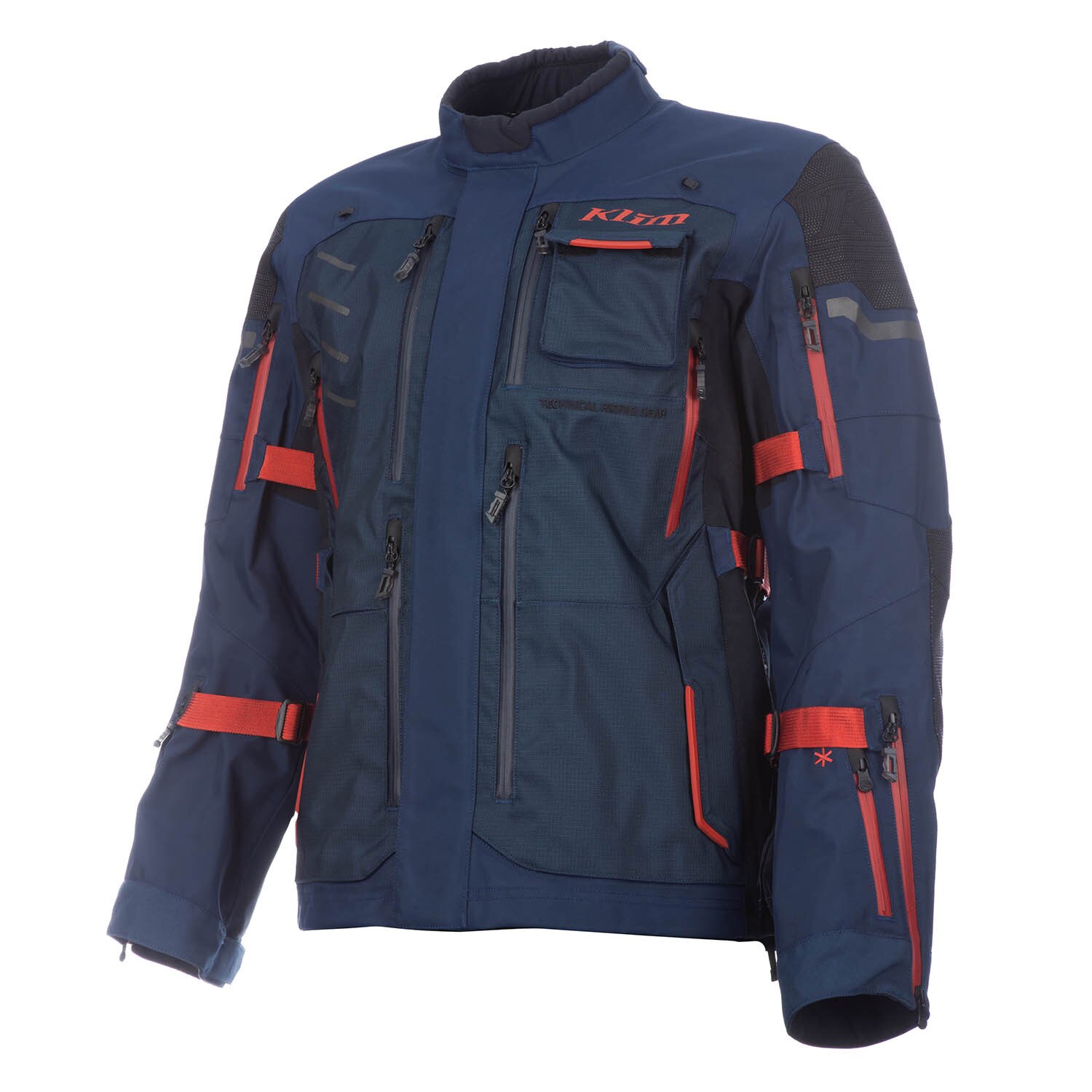 4052-004_Dress Blues - Red Oxide_01 Badlands Pro Jacket 2026 - Klim - Explorcom
